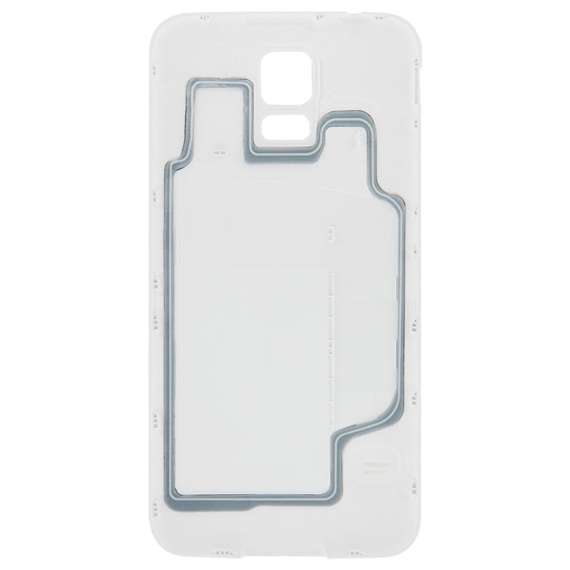 For Galaxy S5 / G900 Original Plastic Material Battery Housing Door Cover with Waterproof Function (White)