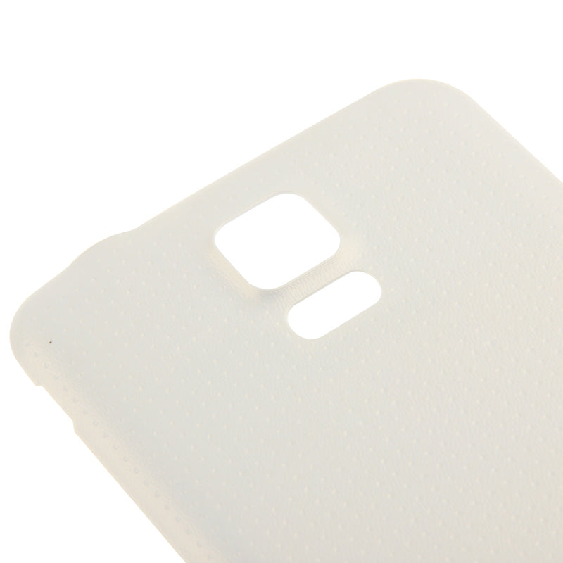 For Galaxy S5 / G900 Original Plastic Material Battery Housing Door Cover with Waterproof Function (White)