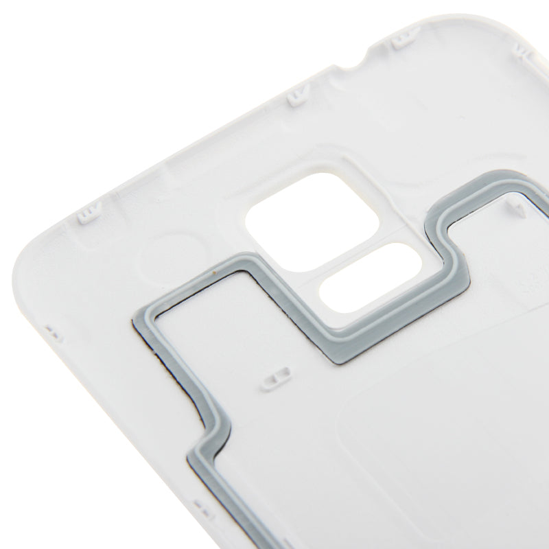 For Galaxy S5 / G900 Original Plastic Material Battery Housing Door Cover with Waterproof Function (White)