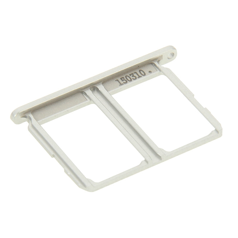 For Galaxy S6 2 SIM Card Tray (Silver)