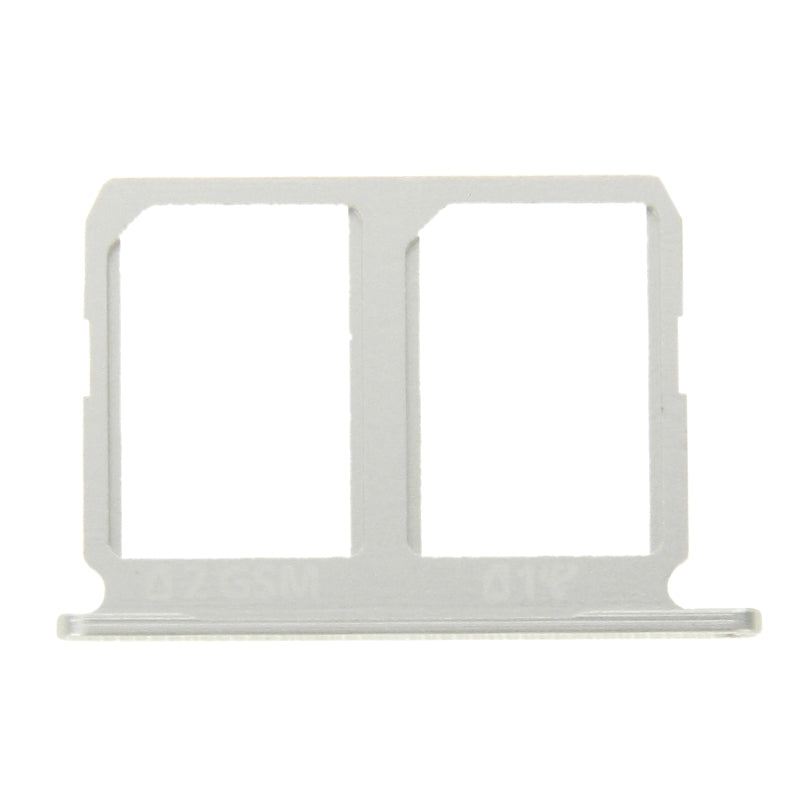 For Galaxy S6 2 SIM Card Tray (Silver)
