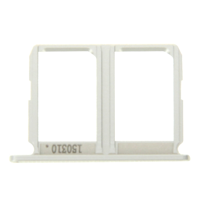 For Galaxy S6 2 SIM Card Tray (Silver)