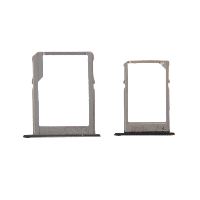 For Galaxy A3 / A300 & A5 / A500 & A7 / A700 SIM Card Tray & Micro SD Card Tray (Black)