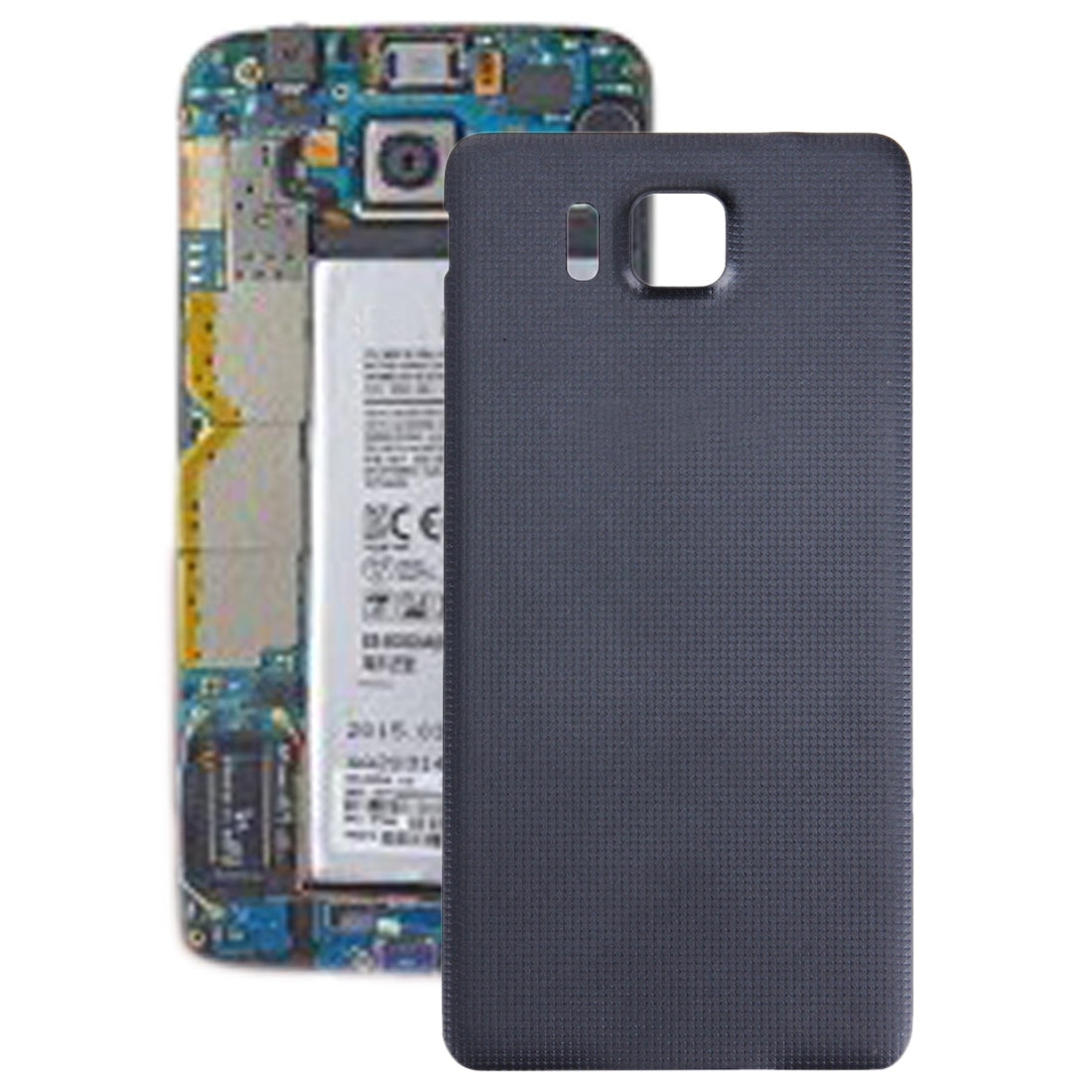 For Galaxy Alpha / G850 Battery Back Cover  (Black)