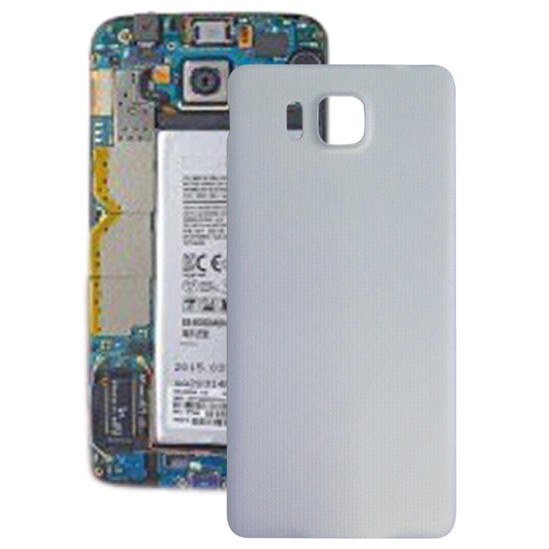For Galaxy Alpha / G850 Battery Back Cover  (White)