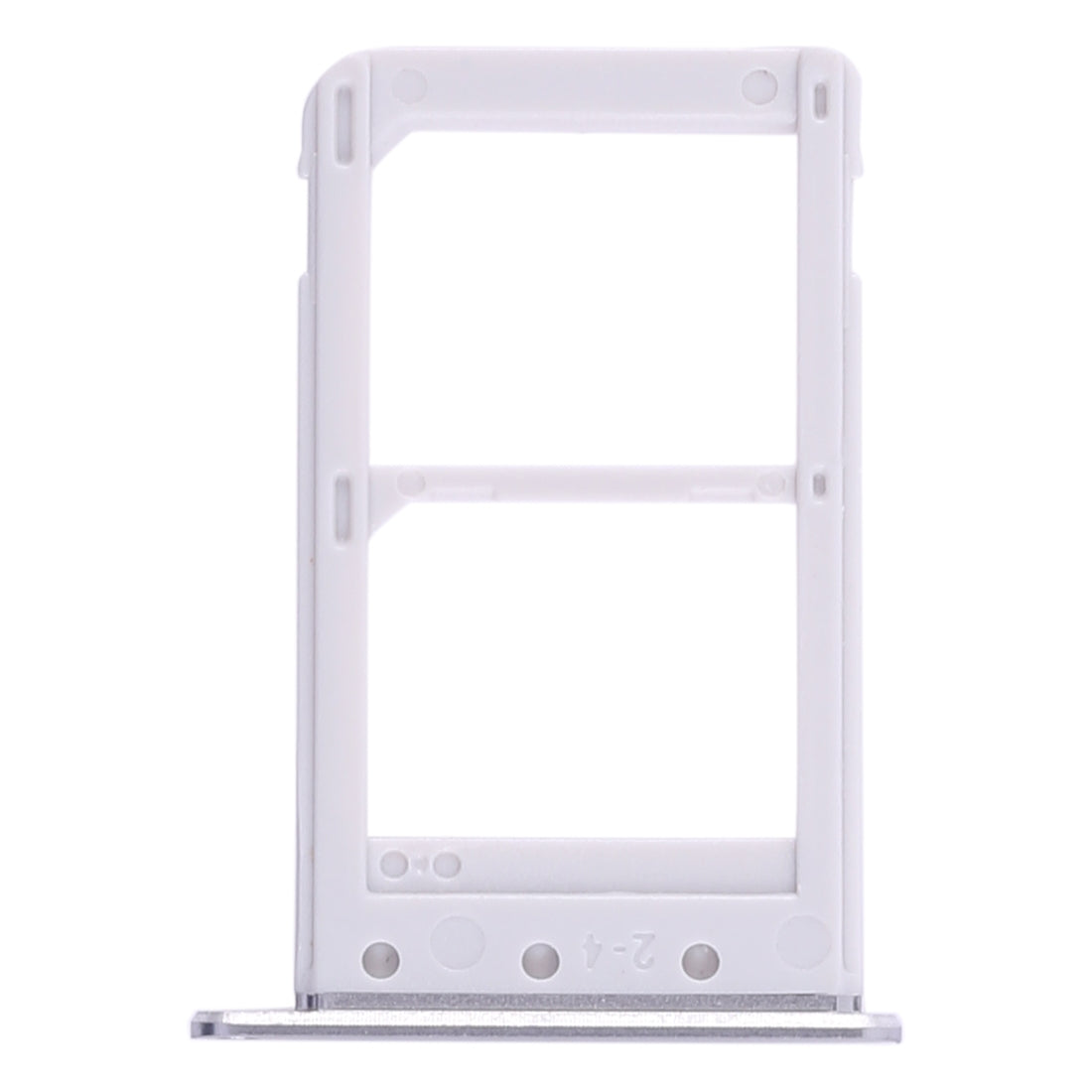 For Galaxy Note 5 / N920 Double SIM Card Tray(Silver)