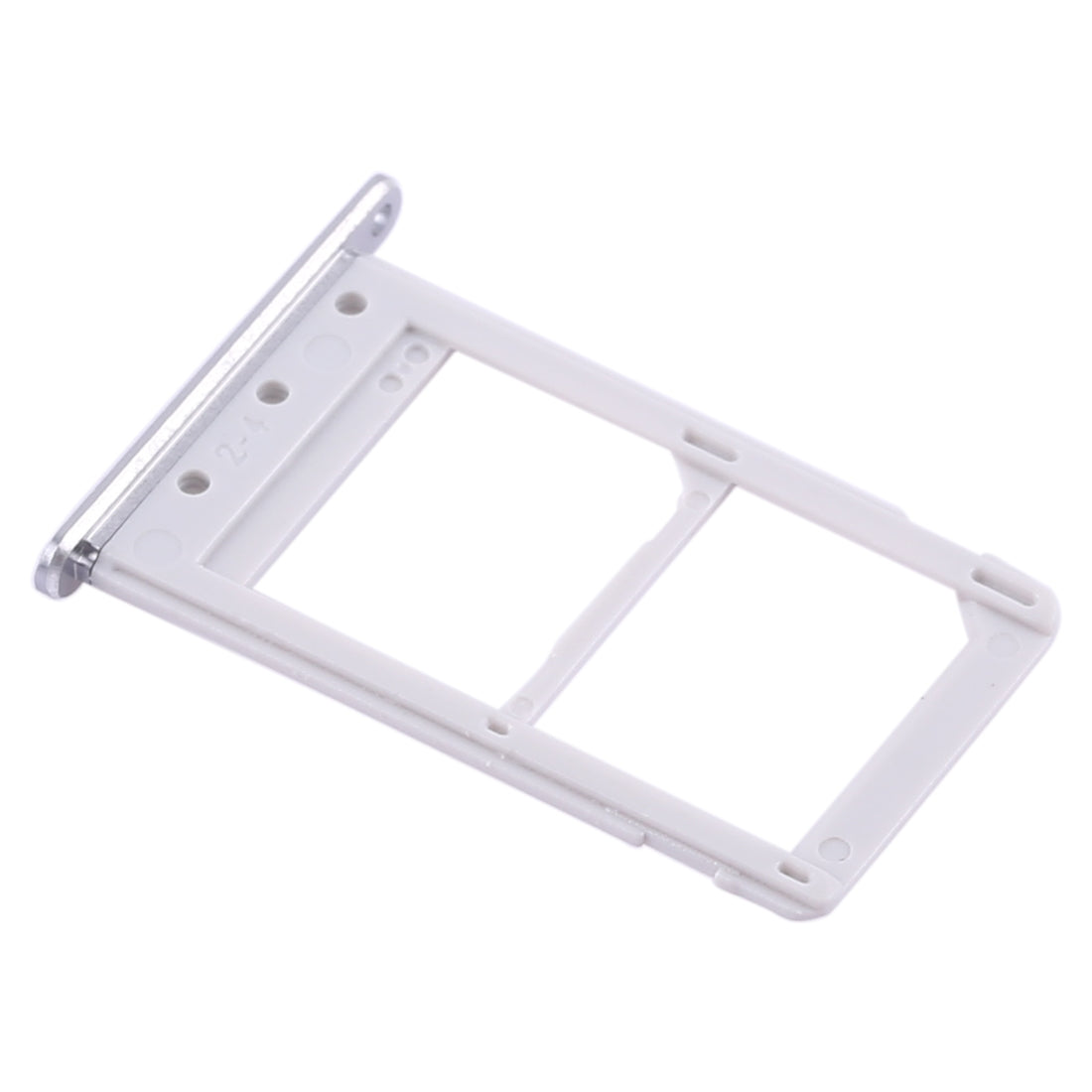 For Galaxy Note 5 / N920 Double SIM Card Tray(Silver)