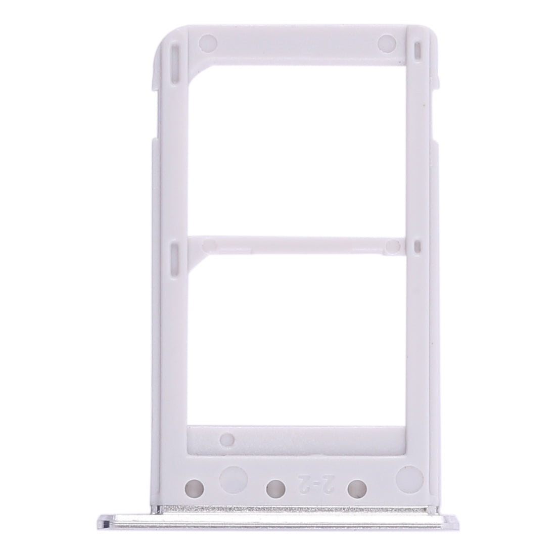 For Galaxy Note 5 / N920 2 SIM Card Tray(White)