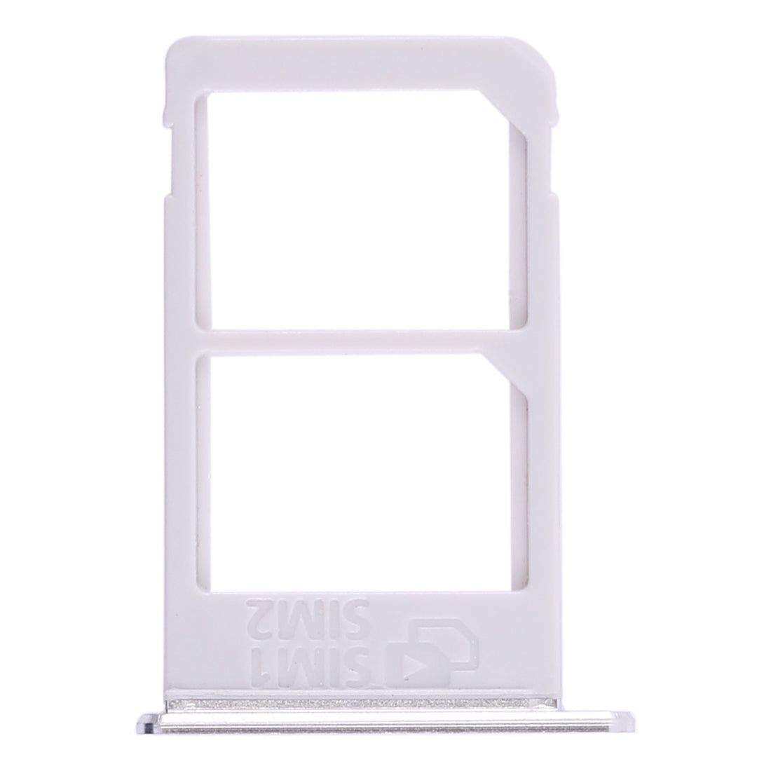 For Galaxy Note 5 / N920 2 SIM Card Tray(White)