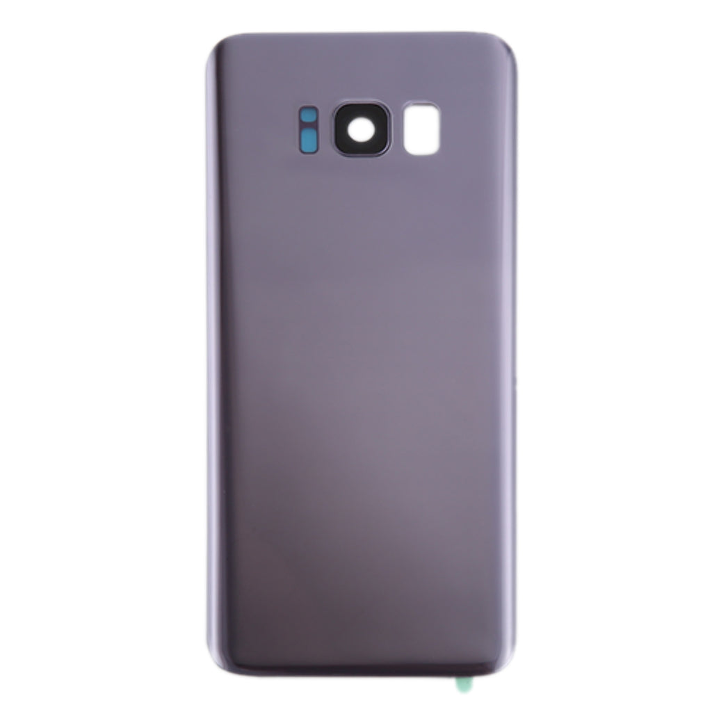 For Galaxy S8 / G950 Battery Back Cover with Camera Lens Cover & Adhesive (Orchid Gray)