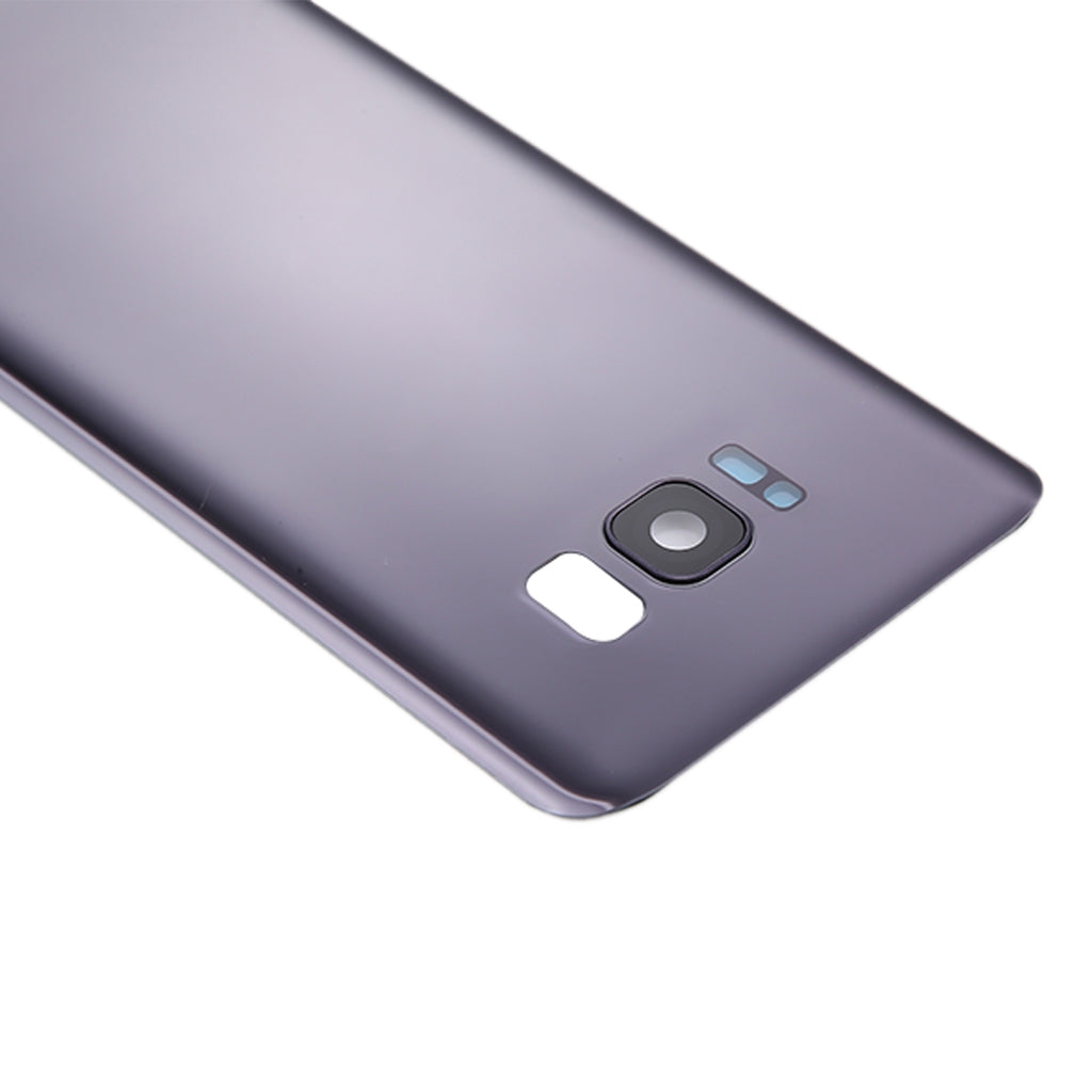 For Galaxy S8 / G950 Battery Back Cover with Camera Lens Cover & Adhesive (Orchid Gray)