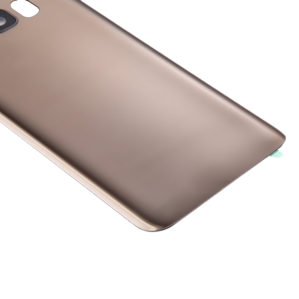For Galaxy S8 / G950 Battery Back Cover with Camera Lens Cover & Adhesive (Gold)