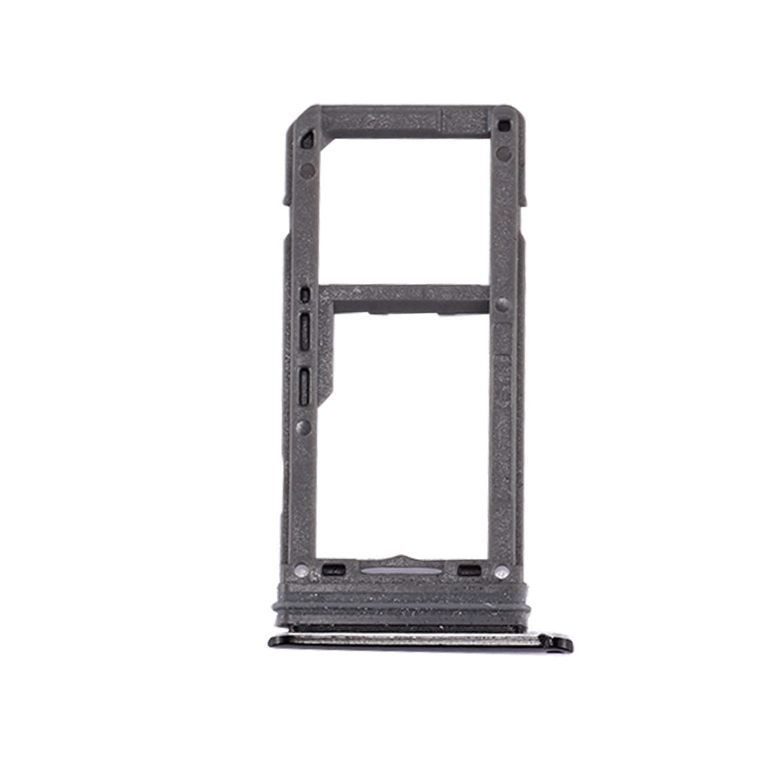 For Galaxy S8 SIM Card Tray + Micro SD Tray (Black)
