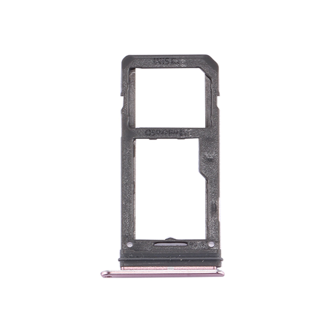 For Galaxy S8 SIM Card Tray + Micro SD Tray (Pink)