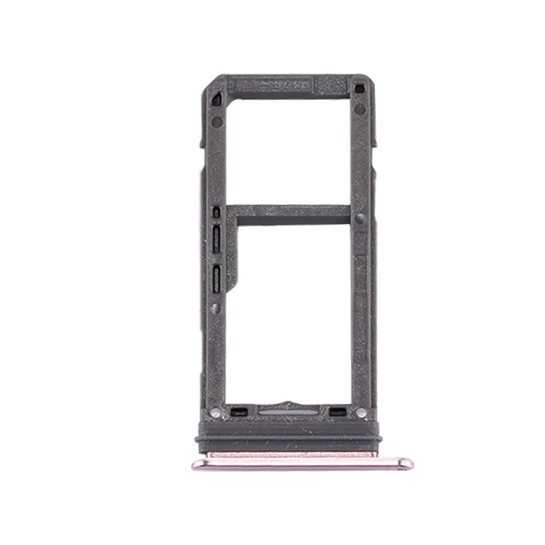 For Galaxy S8 SIM Card Tray + Micro SD Tray (Pink)