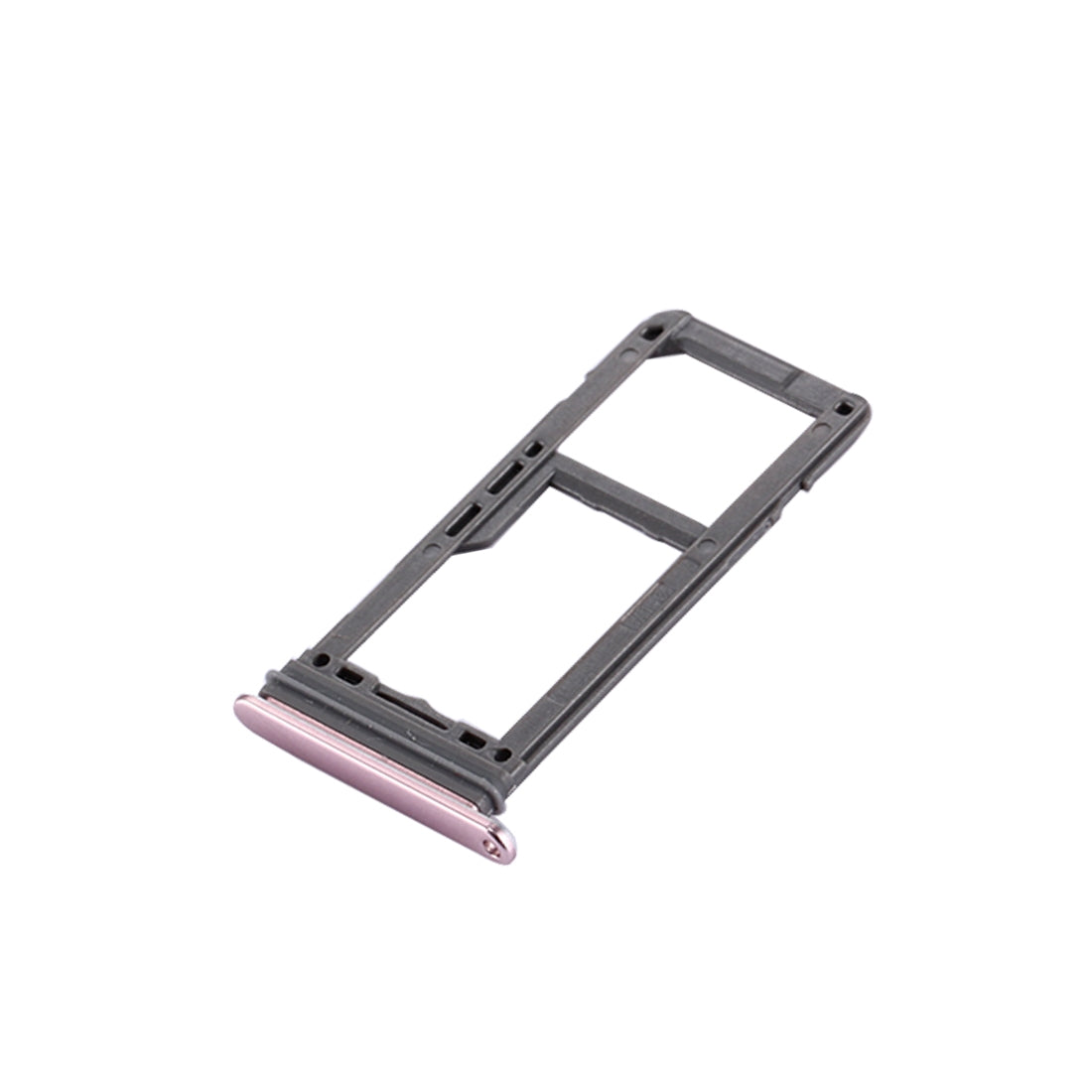 For Galaxy S8 SIM Card Tray + Micro SD Tray (Pink)