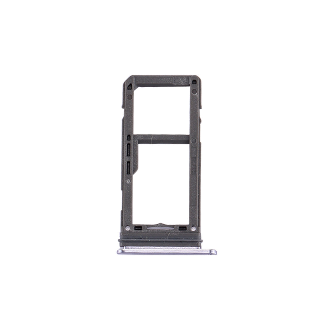 For Galaxy S8 SIM Card Tray + Micro SD Tray (Orchid Gray)