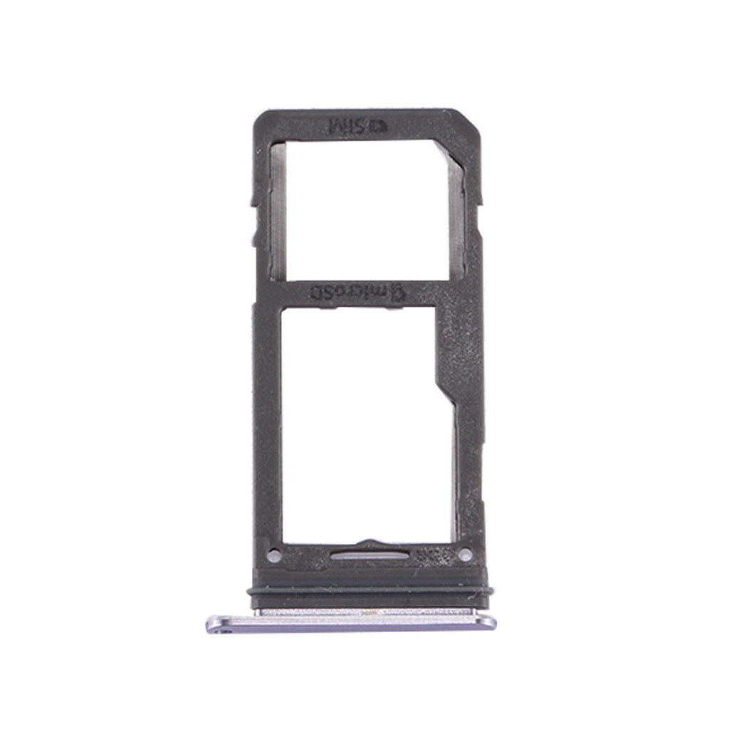 For Galaxy S8 SIM Card Tray + Micro SD Tray (Orchid Gray)