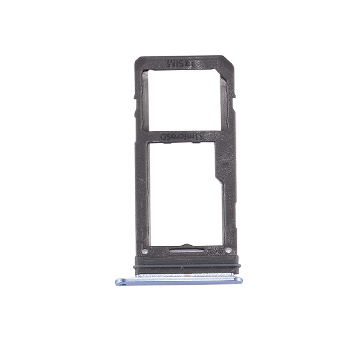 For Galaxy S8 SIM Card Tray + Micro SD Tray (Blue)