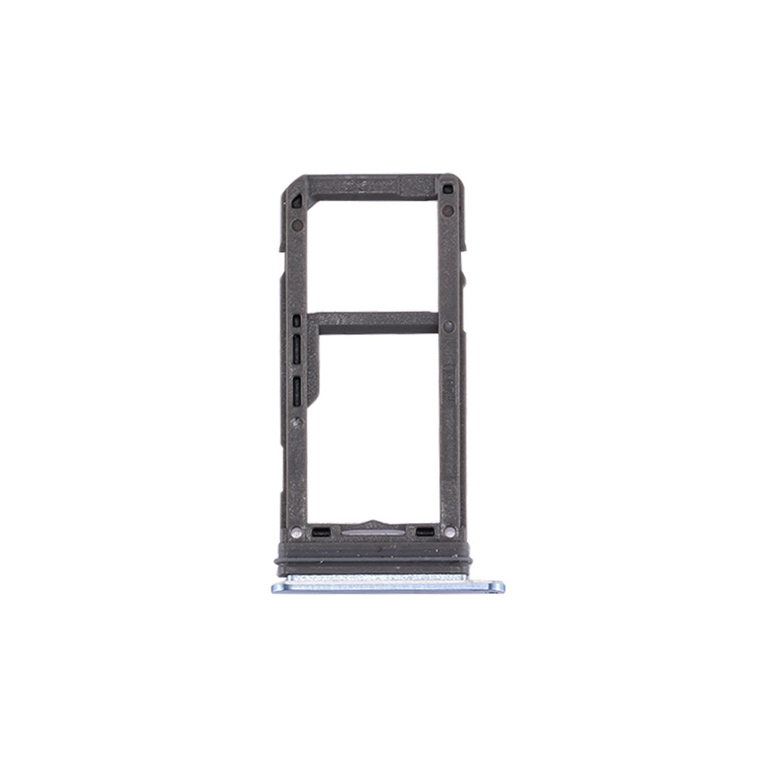 For Galaxy S8 SIM Card Tray + Micro SD Tray (Blue)