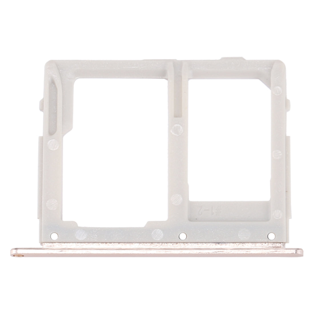 For Galaxy C7 Pro / C7010 & C5 Pro / C5010 SIM Card Tray + SIM / Micro SD Card Tray (Gold)
