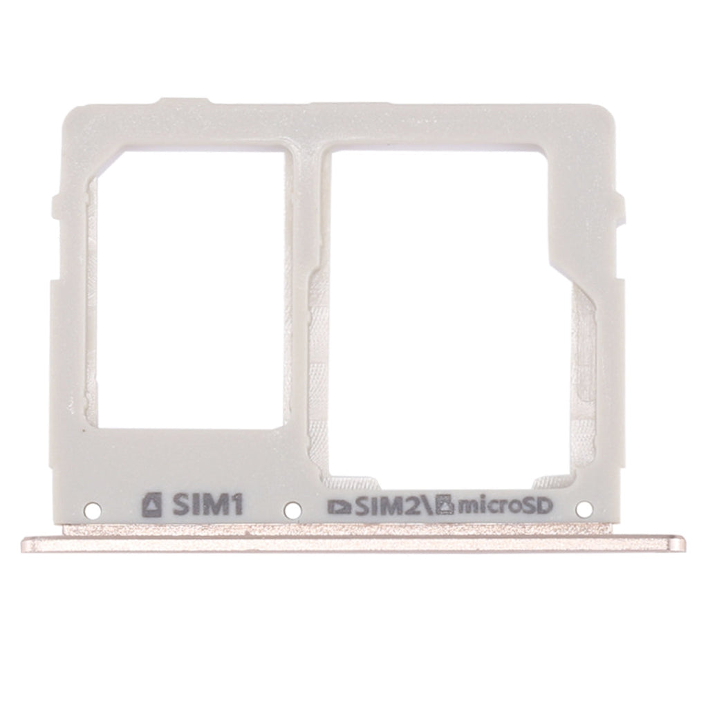 For Galaxy C7 Pro / C7010 & C5 Pro / C5010 SIM Card Tray + SIM / Micro SD Card Tray (Gold)