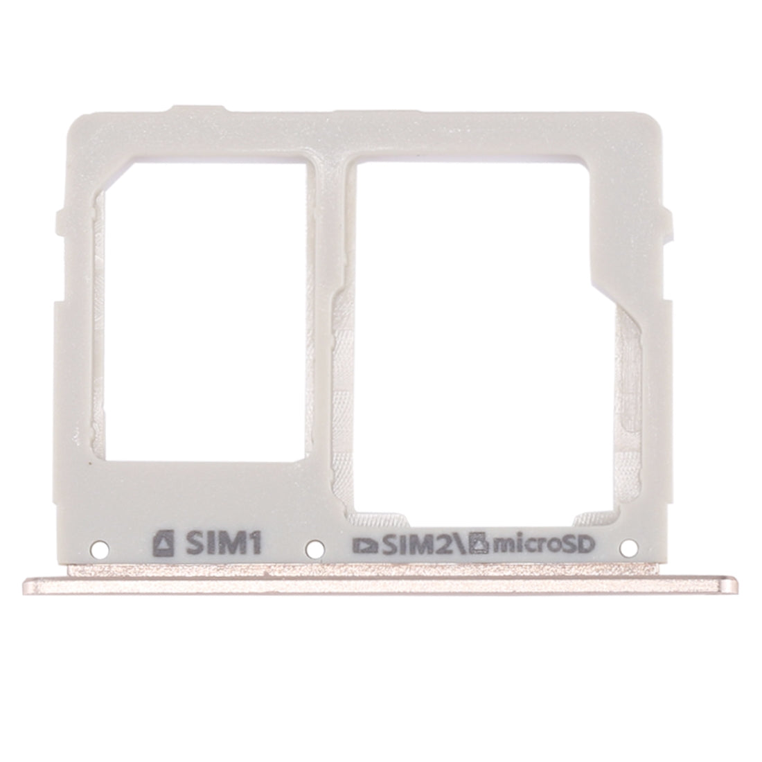 For Galaxy C7 Pro / C7010 & C5 Pro / C5010 SIM Card Tray + SIM / Micro SD Card Tray (Gold)