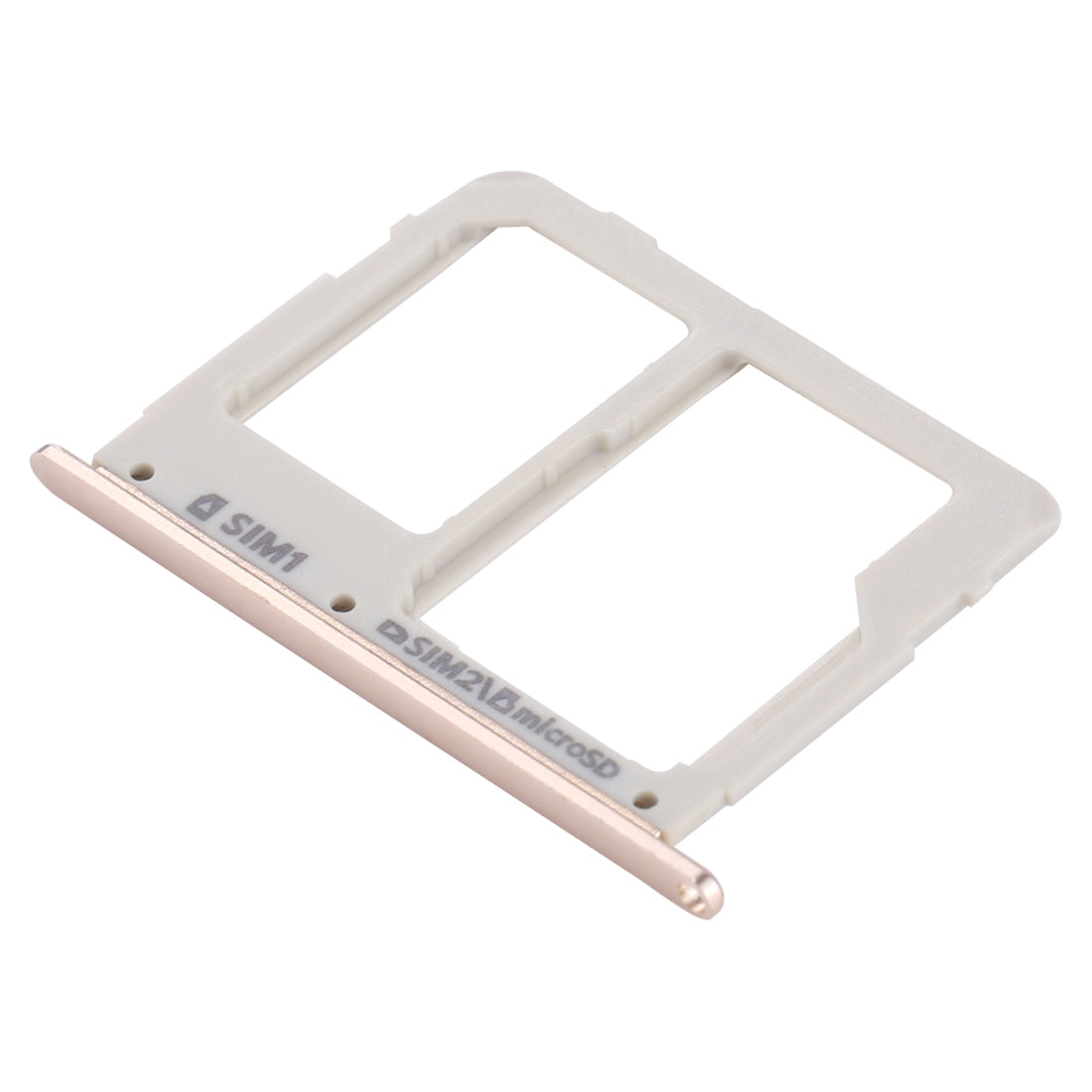 For Galaxy C7 Pro / C7010 & C5 Pro / C5010 SIM Card Tray + SIM / Micro SD Card Tray (Gold)