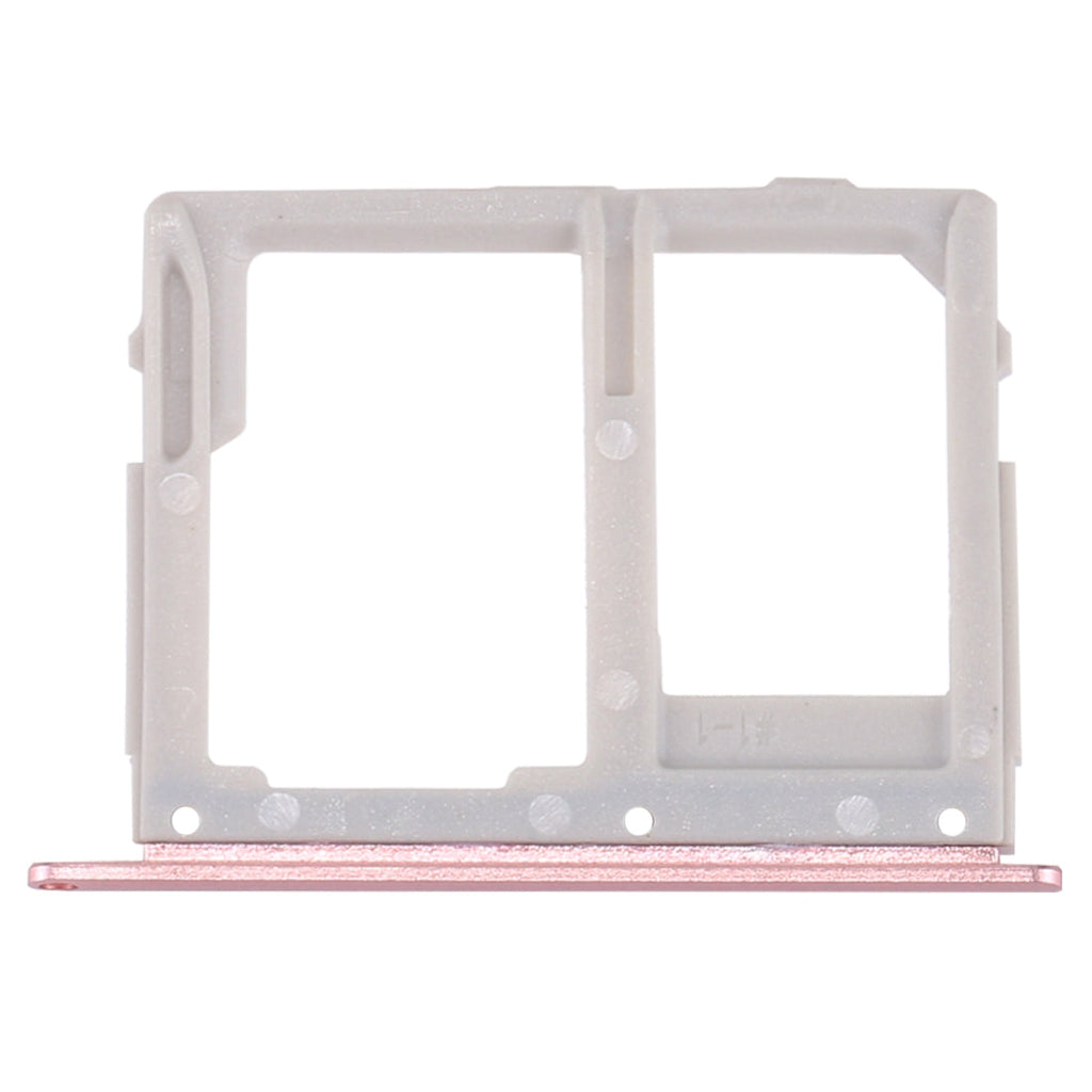 For Galaxy C7 Pro / C7010 & C5 Pro / C5010 SIM Card Tray + SIM / Micro SD Card Tray (Rose Gold)