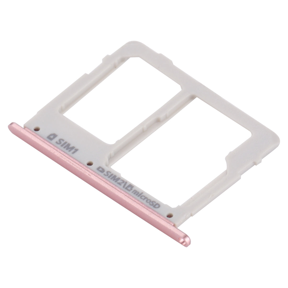 For Galaxy C7 Pro / C7010 & C5 Pro / C5010 SIM Card Tray + SIM / Micro SD Card Tray (Rose Gold)