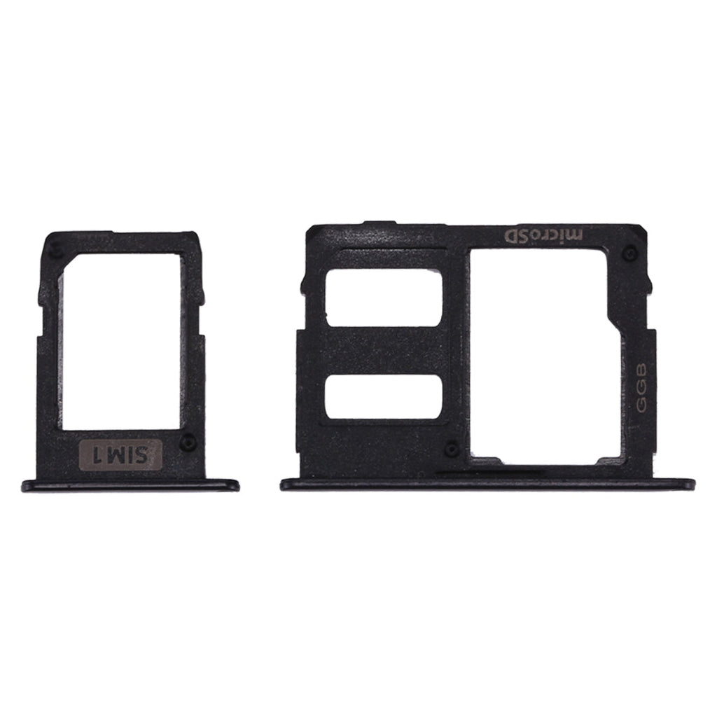 SIM Card Tray + Micro SD Card Tray for Galaxy J3 (2017) Single SIM / J330 & J5 (2017) Single SIM / J530 & J7 (2017) Single SIM / J730 (Black)