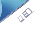 For Galaxy J3 (2017) Single SIM / J330 & J5 (2017) Single SIM / J530 & J7 (2017) Single SIM / J730 SIM Card Tray + Micro SD Card Tray (Blue)