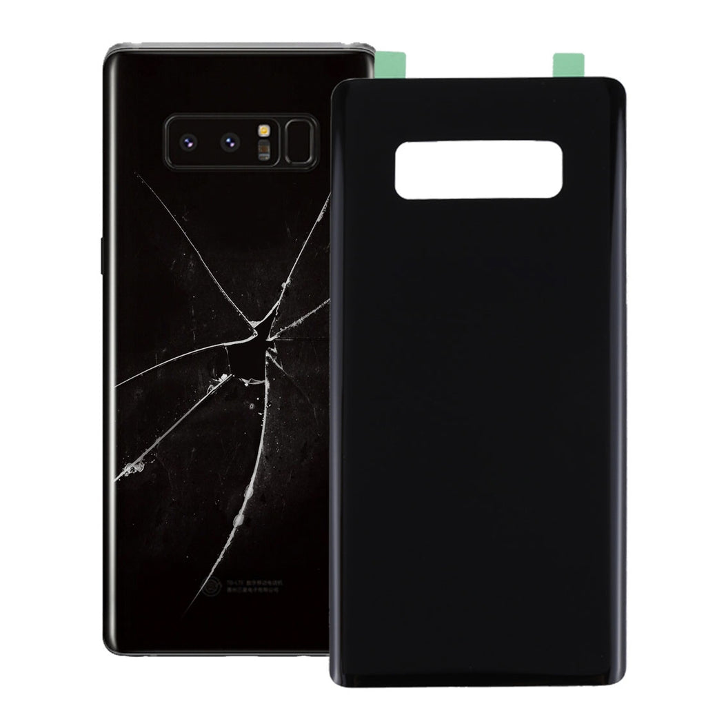 For Galaxy Note 8 Battery Back Cover with Adhesive (Black)