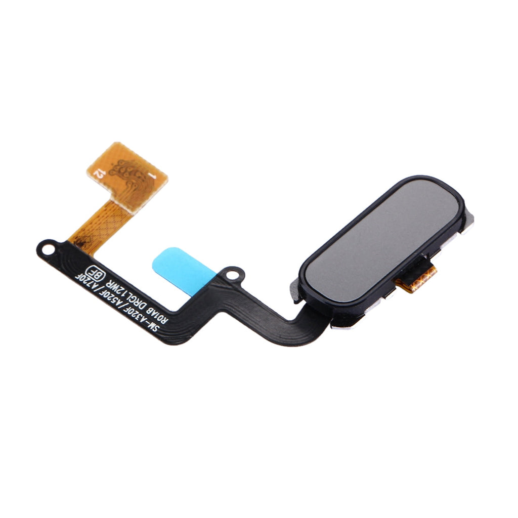 Home Button Flex Cable with Fingerprint Identification for Galaxy A3 (2017) / A320 & A5 (2017) / A520 & A7 (2017) / A720(Black)