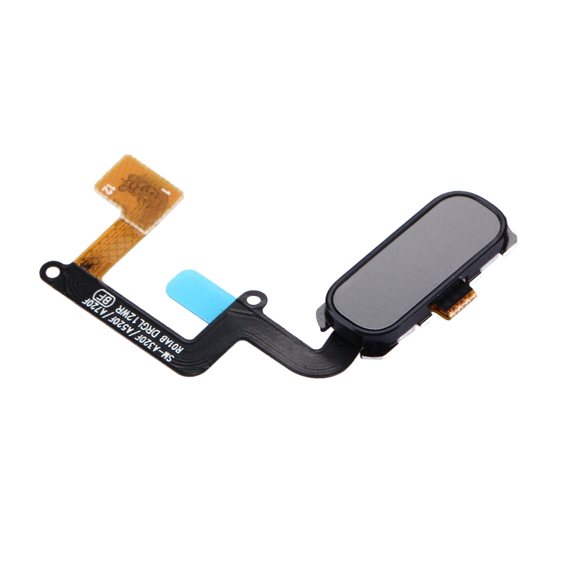 Home Button Flex Cable with Fingerprint Identification for Galaxy A3 (2017) / A320 & A5 (2017) / A520 & A7 (2017) / A720(Black)