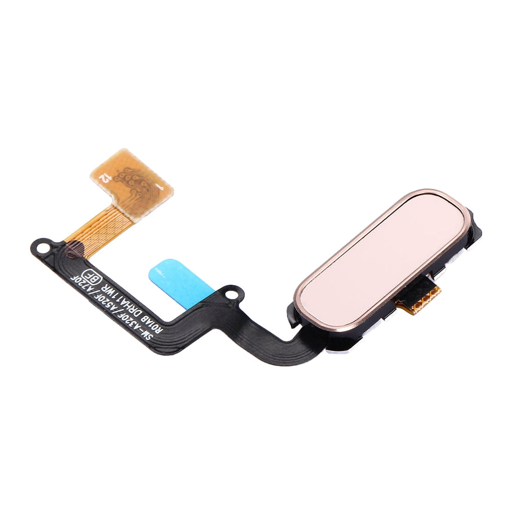 Home Button Flex Cable with Fingerprint Identification for Galaxy A3 (2017) / A320 & A5 (2017) / A520 & A7 (2017) / A720(Pink)