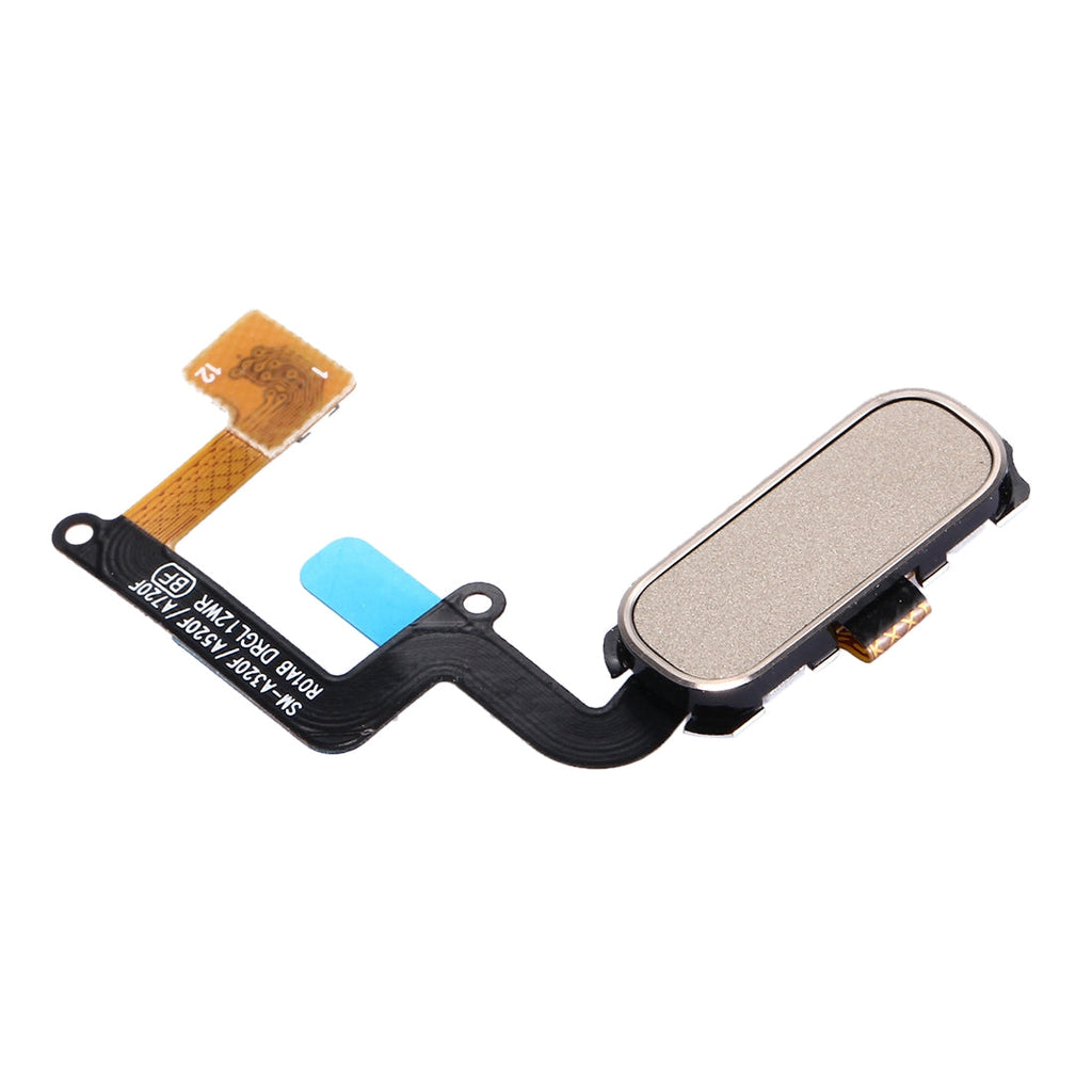 Home Button Flex Cable with Fingerprint Identification for Galaxy A3 (2017) / A320 & A5 (2017) / A520 & A7 (2017) / A720(Gold)