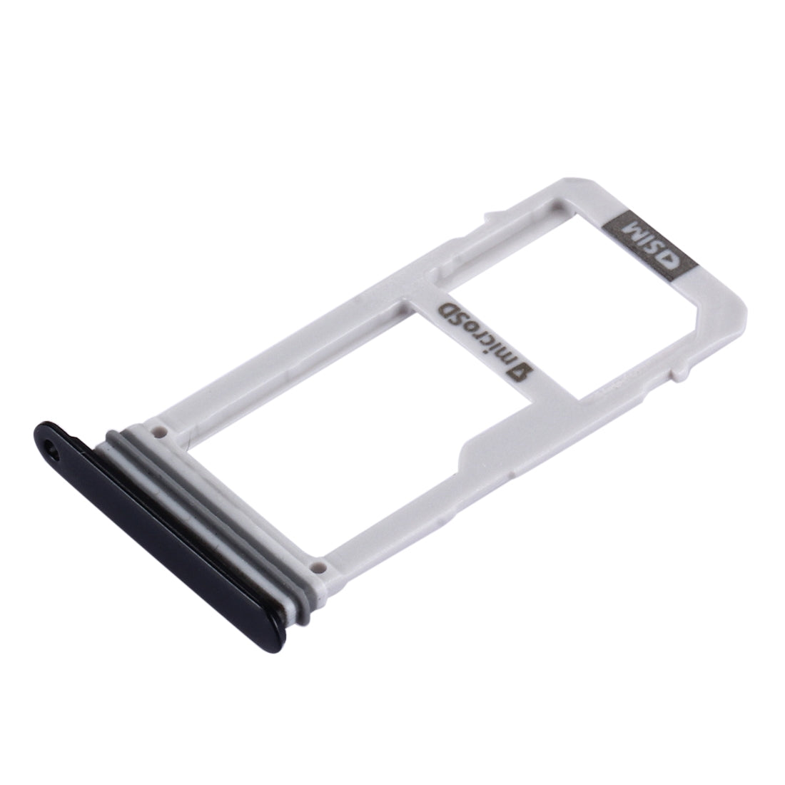 For Galaxy A3 (2017) / A320 SIM Card Tray + Micro SD Card Tray (Black)