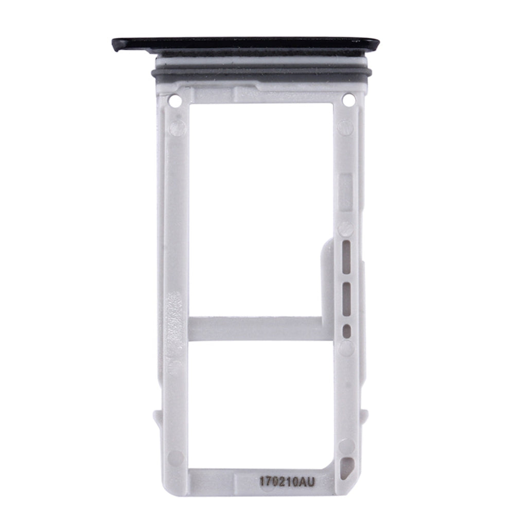 For Galaxy A3 (2017) / A320 SIM Card Tray + Micro SD Card Tray (Black)