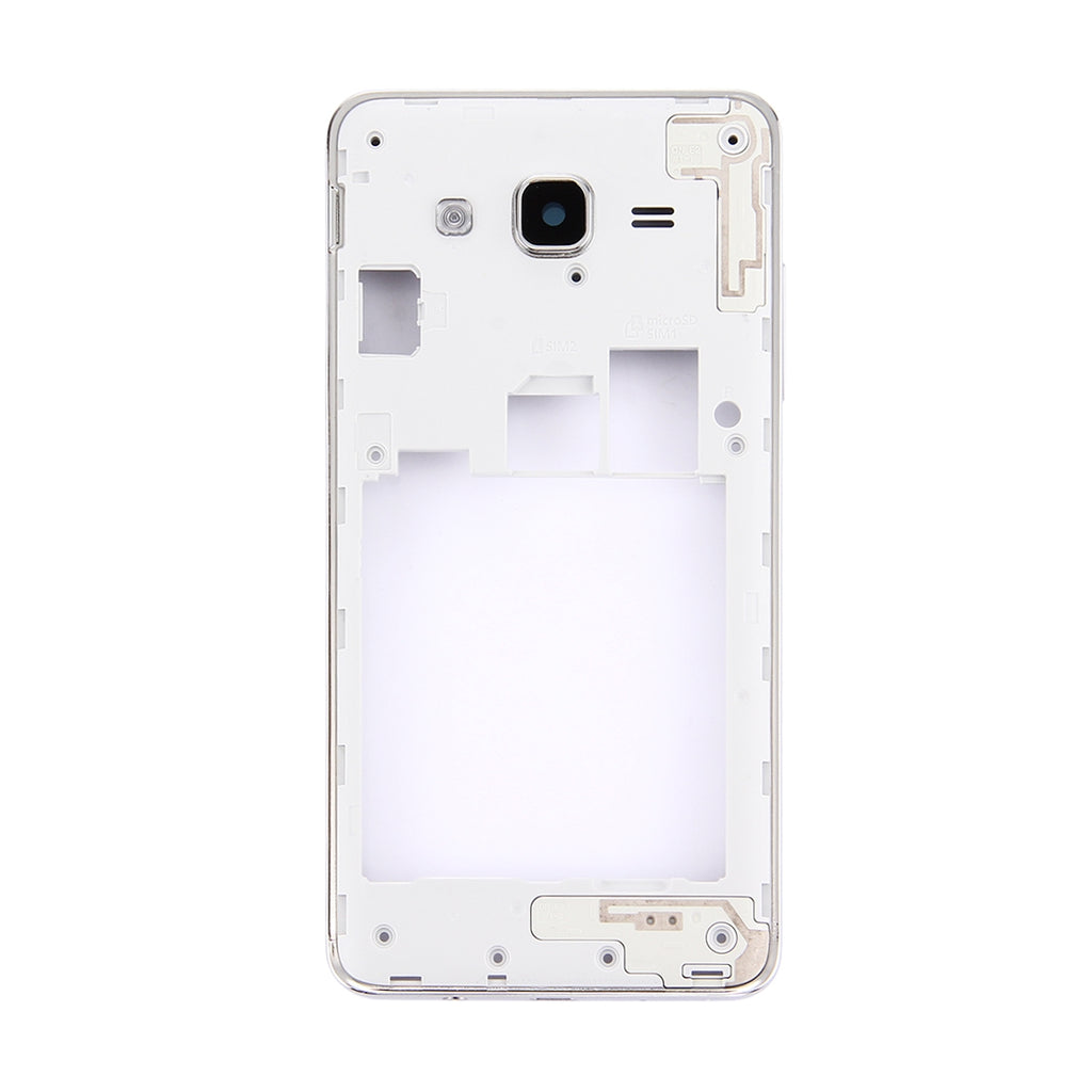 For Galaxy On5 / G5500  Middle Frame Bezel (Double Card Version)(Silver)
