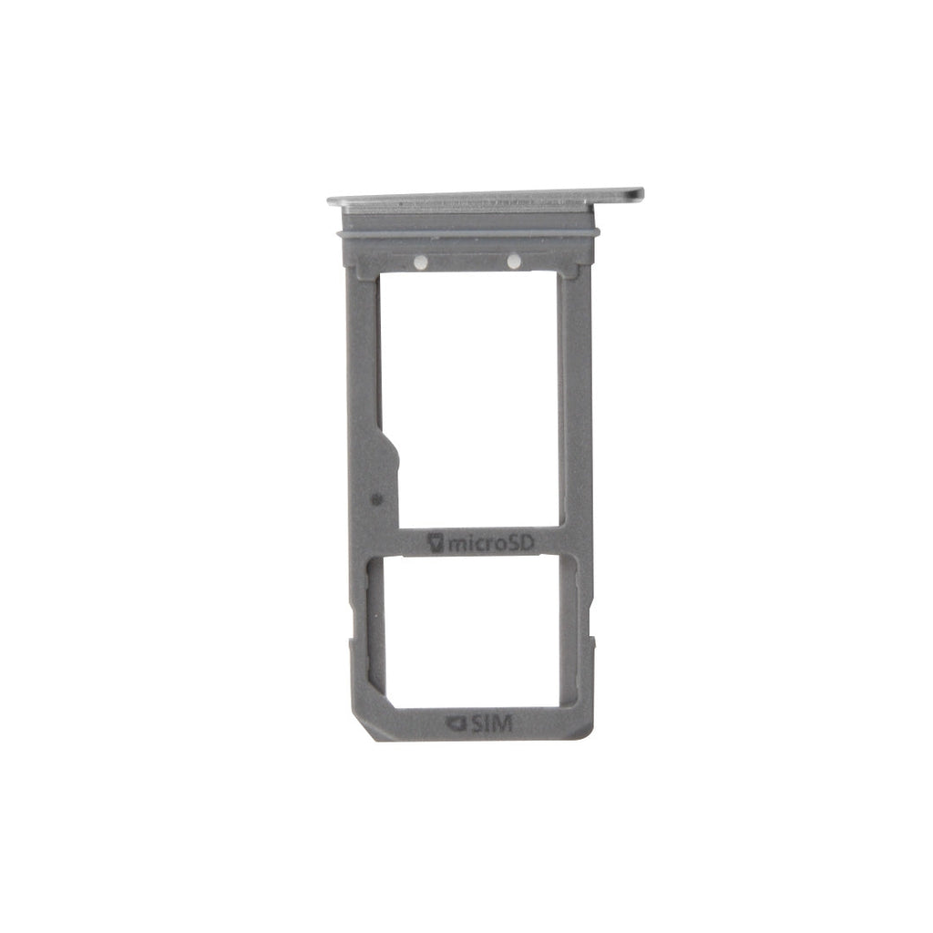 For Galaxy S7 Edge / G935 SIM Card Tray and Micro SD Card Tray  (Grey)