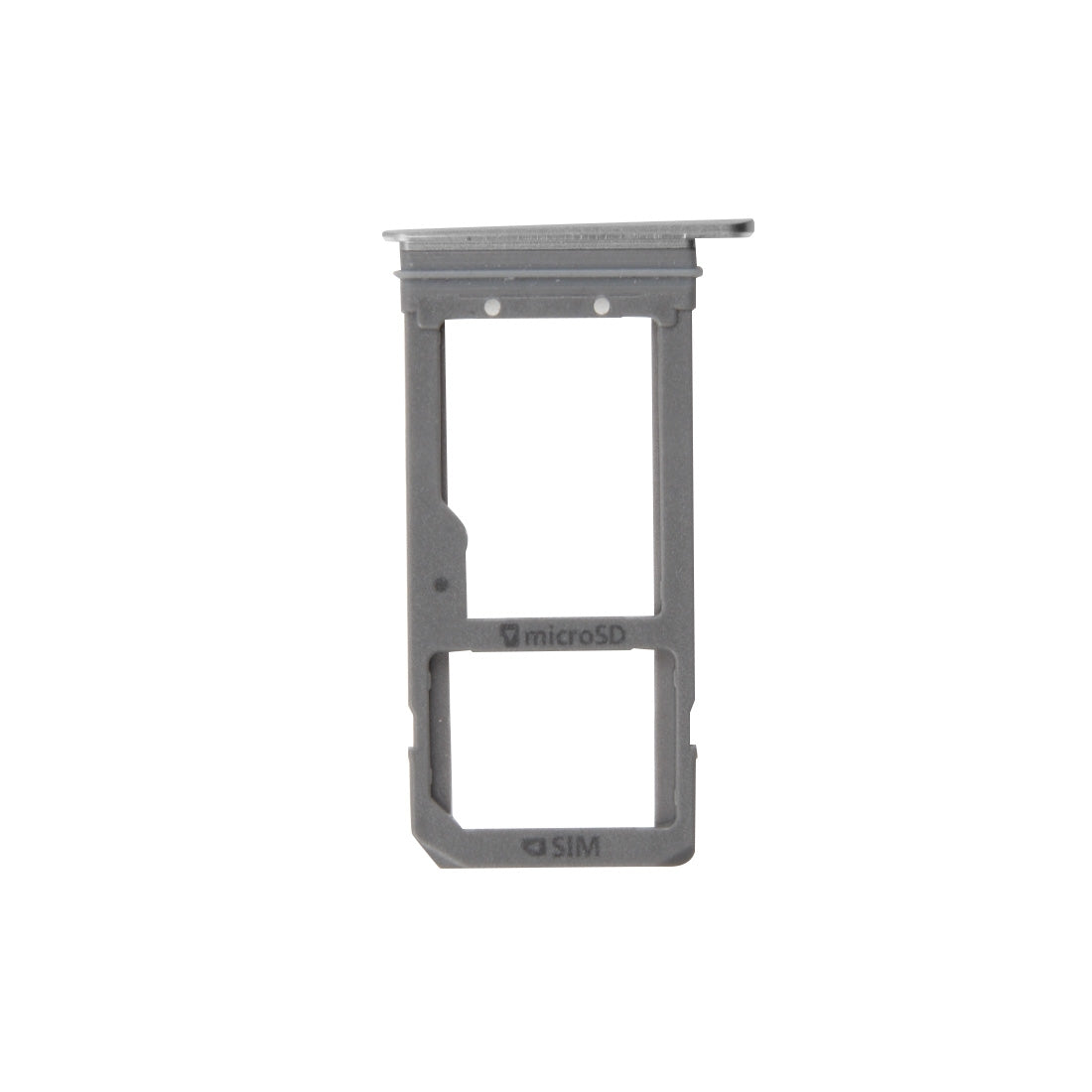 For Galaxy S7 Edge / G935 SIM Card Tray and Micro SD Card Tray  (Grey)