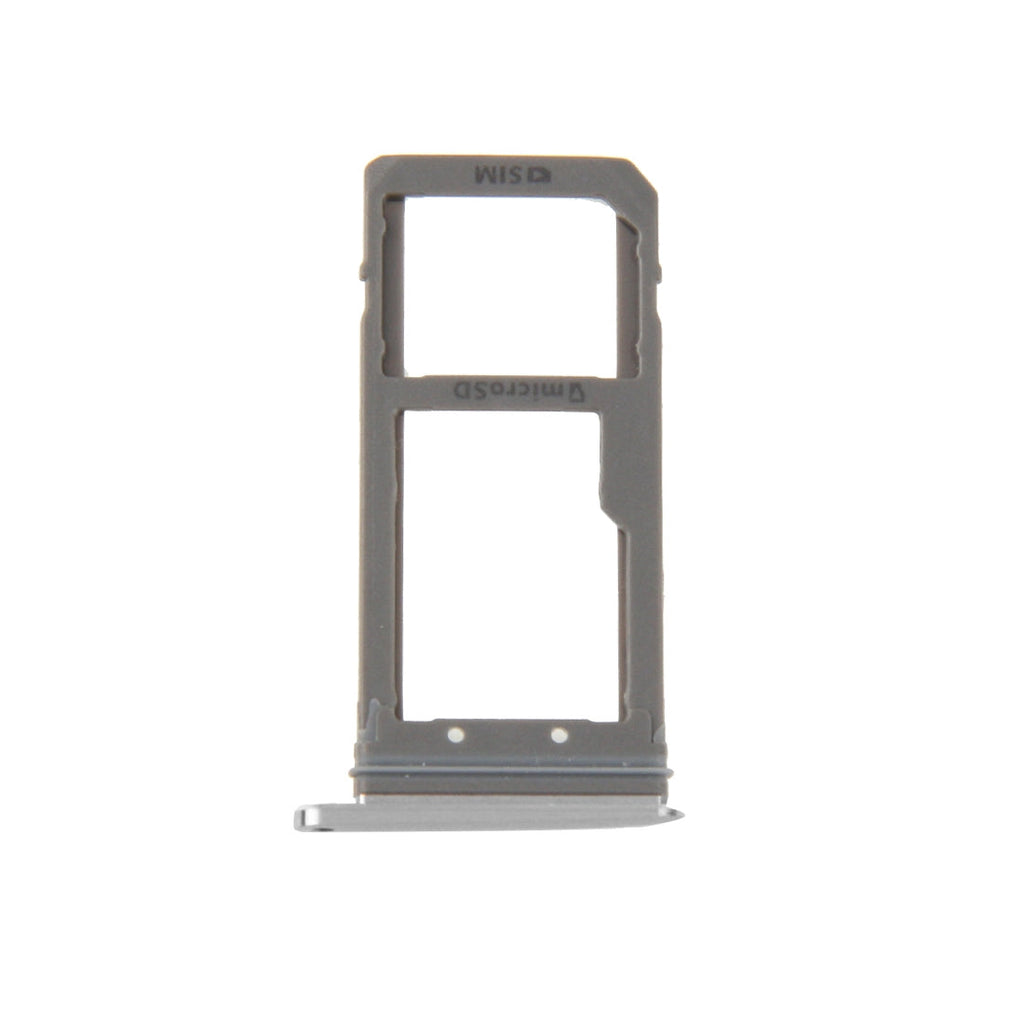 For Galaxy S7 Edge / G935 SIM Card Tray and Micro SD Card Tray  (Silver)