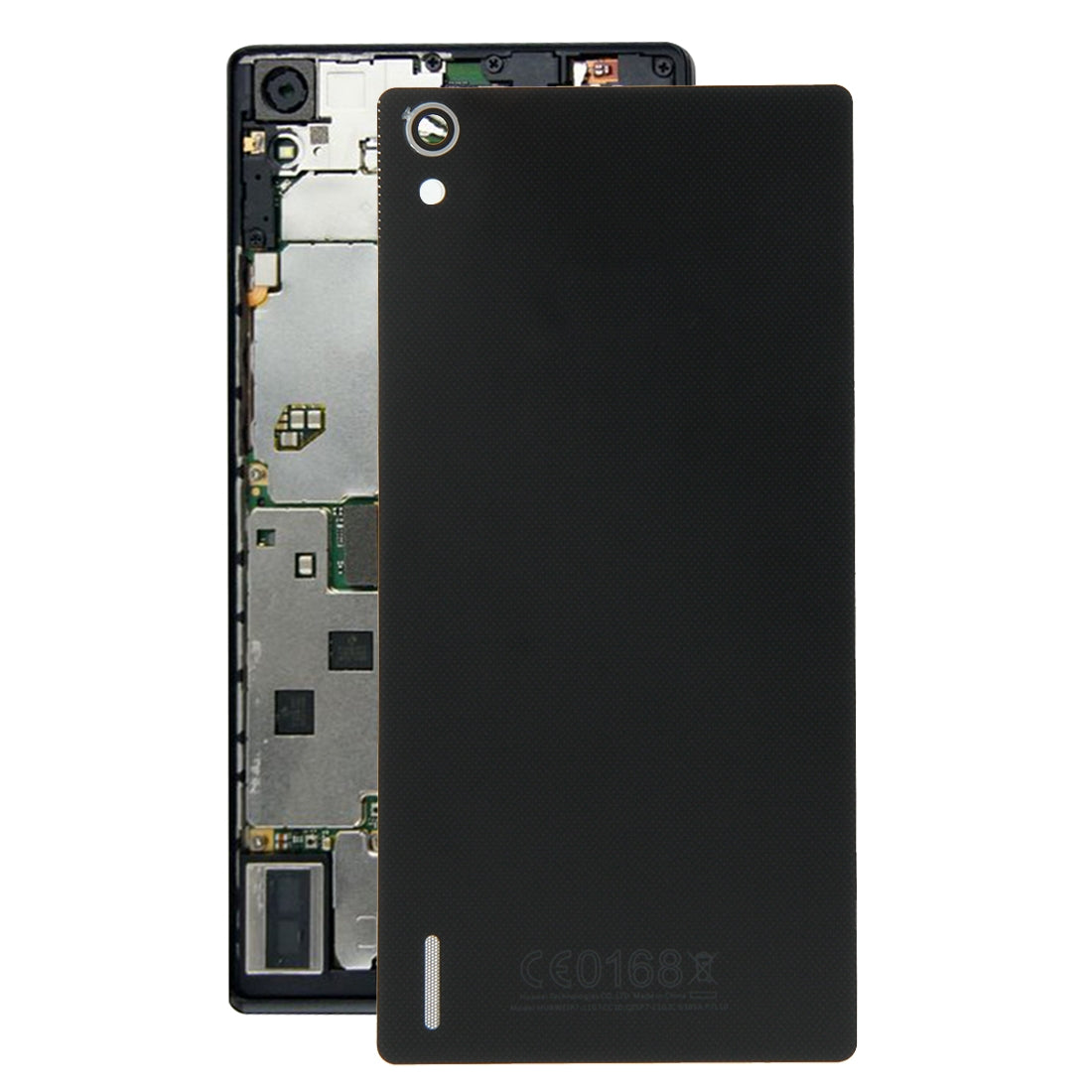 For Huawei Ascend P7 Battery Back Cover(Black)