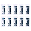 10 PCS for Sony Xperia XA Top & Bottom Front Housing Adhesive