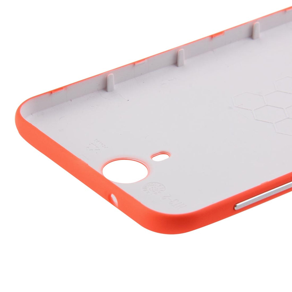 For HOMTOM HT3 PRO Battery Back Cover with Side Button(Orange)