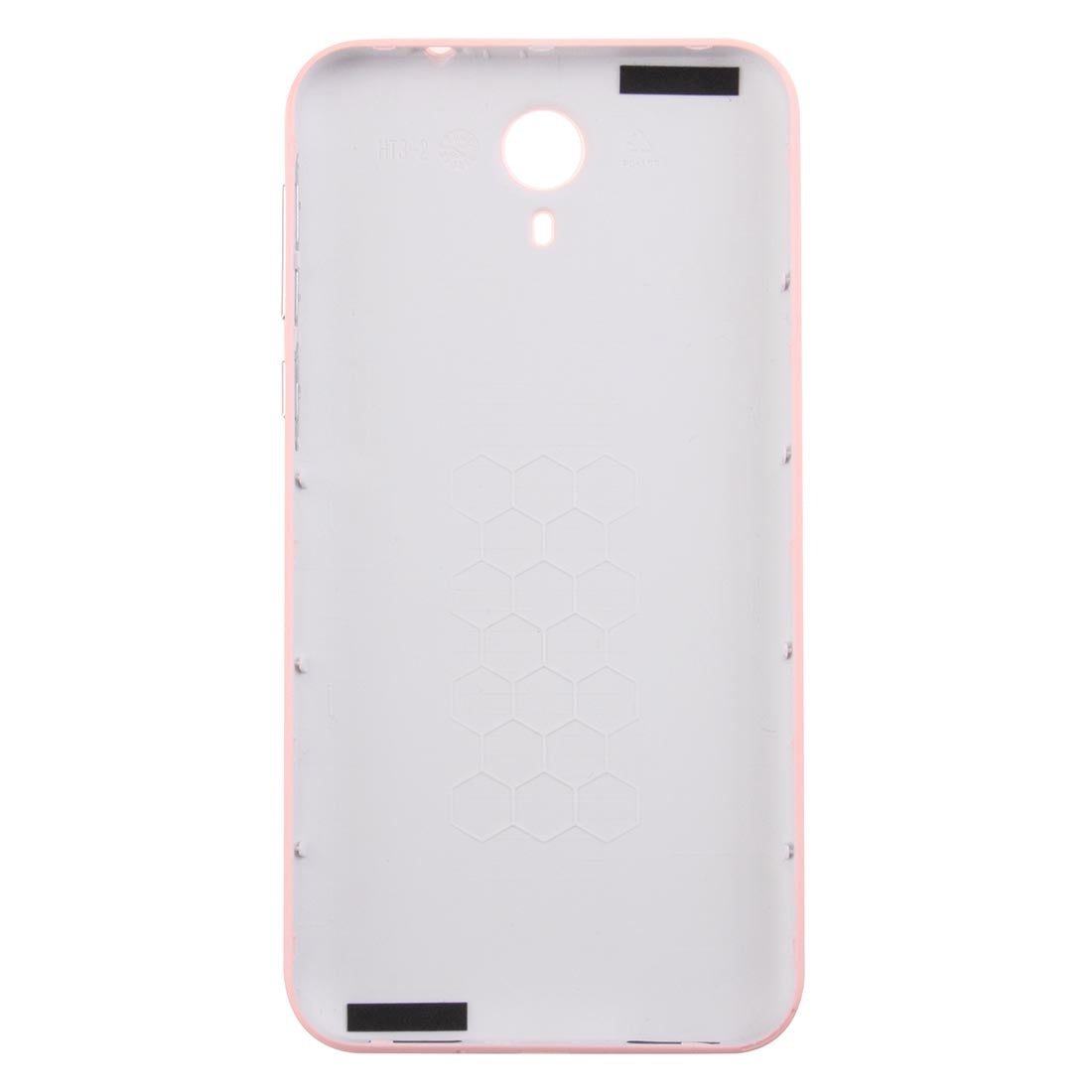 HOMTOM HT3 PRO Battery Back Cover with Side Button(Pink)