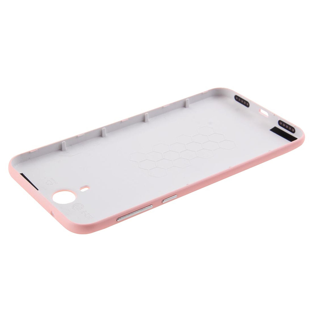 HOMTOM HT3 PRO Battery Back Cover with Side Button(Pink)