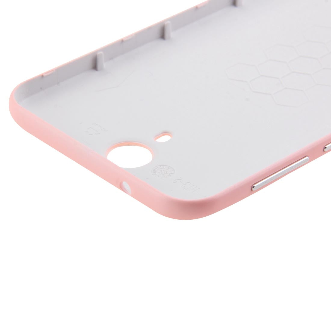 HOMTOM HT3 PRO Battery Back Cover with Side Button(Pink)