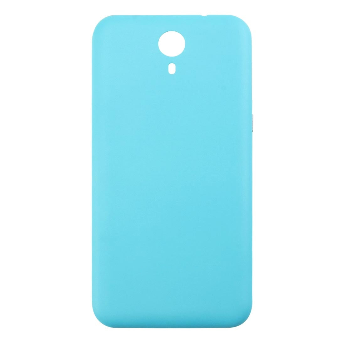 HOMTOM HT3 PRO Battery Back Cover with Side Button(Blue)